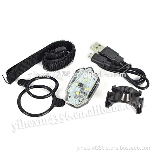 LED USB Bicycle Light with Rechargeable Battery
